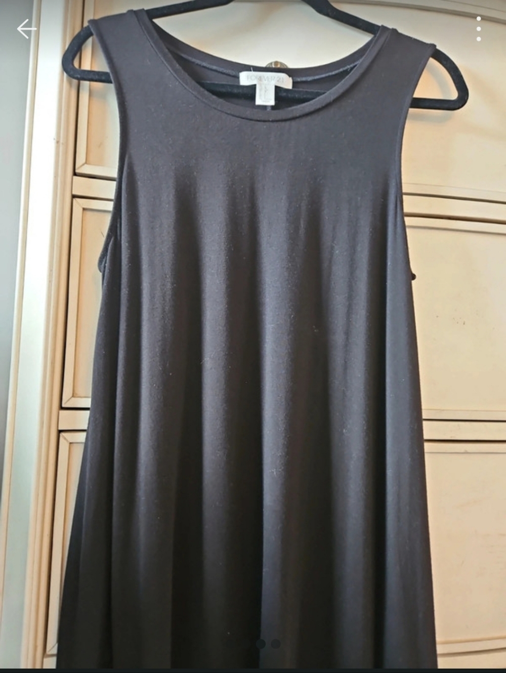 LAST DAY This$$$ Forever 21 Black Sleeveless Tank Dress sz. L